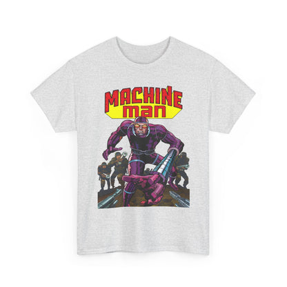 Machine Man T-Shirt - Jack Kirby Creation - Popular 1970s Hero - Marvel Comics