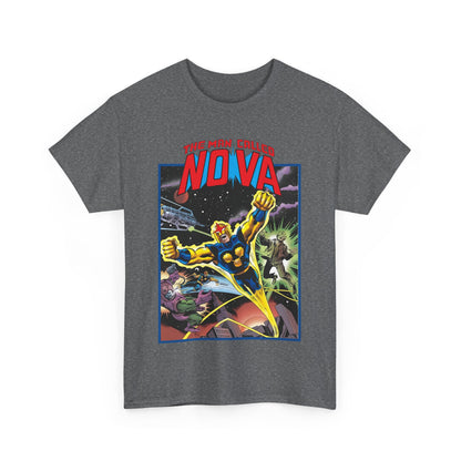 The Man Called Nova T-Shirt - Marvel Comics - Richard Rider - 1970s Comic Series Art - Cosmic Superhero