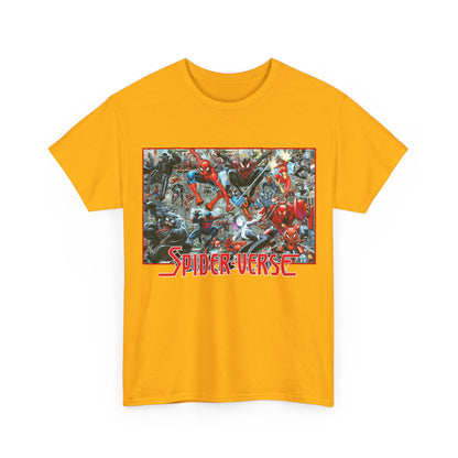 Spider-Verse T-Shirt - Arthur Adams Art - Spider-Man, Venom, Spider-Man 2099, Miles Morales, Spider-Woman - Marvel Comics