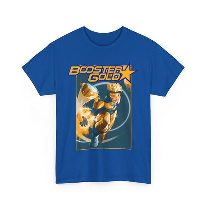 Booster Gold T-Shirt - Don Aguillo Art - Justice League: The Omega Act - DC Comics