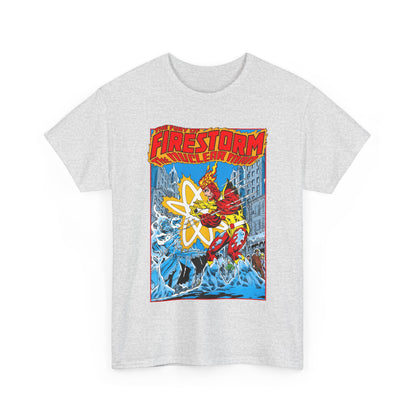 Fury of Firestorm T-Shirt - Pat Broderick Art - Vs Killer Frost - #3 Cover Art - DC Comics