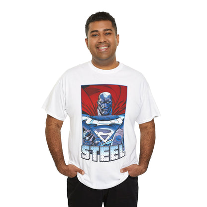 Steel T-Shirt - Superman Family - Reign of the Supermen - John Henry Irons - Steelworks - DC Comics