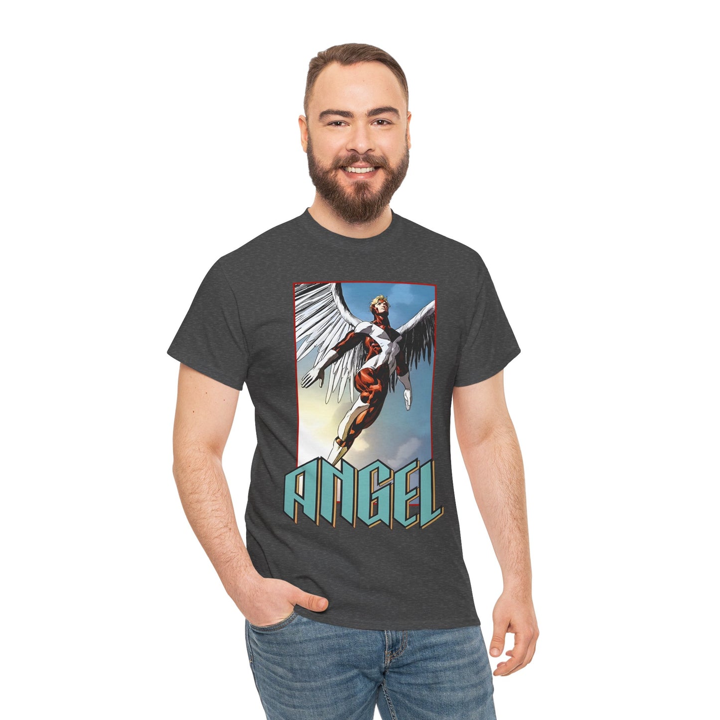 Angel T-Shirt - Mike Deodato Art - Marvel Comics X-Men Member