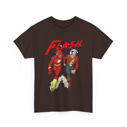 Flash T-Shirt - John Byrne - Barry Allen, Jay Garrick - Golden Age, Silver Age - DC Comics