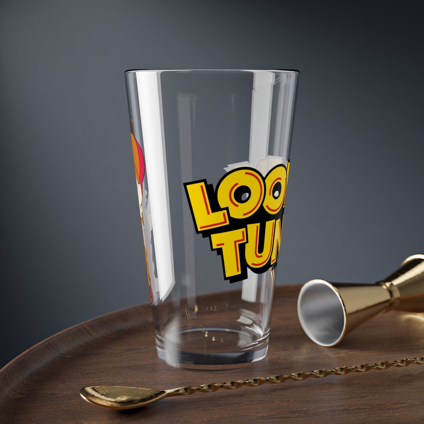 Elmer Fudd Pint Glass, 16oz - Looney Tunes - Merrie Melodies - Bugs Bunny's Arch Nemesis