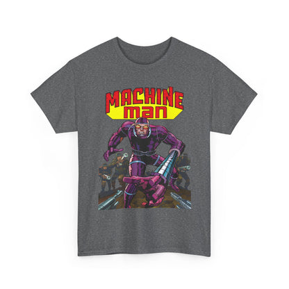 Machine Man T-Shirt - Jack Kirby Creation - Popular 1970s Hero - Marvel Comics