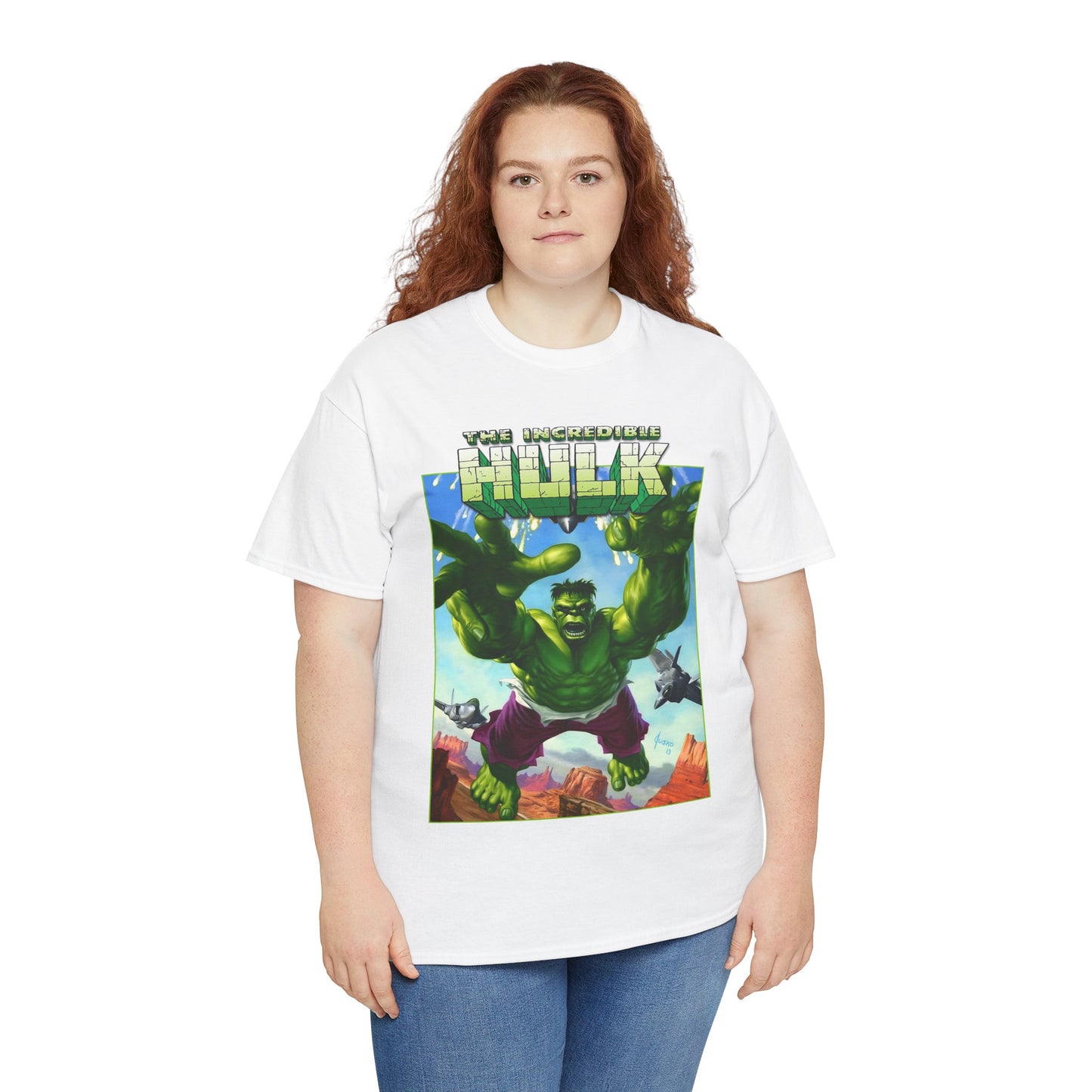 Incredible Hulk T-Shirt - Joe Jusko Art - Bruce Banner - Marvel Comics