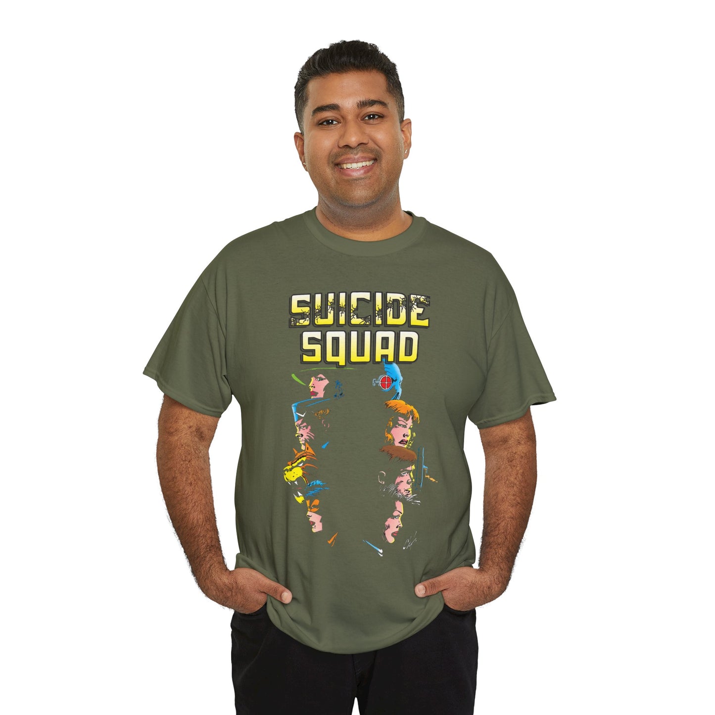 Suicide Squad T-Shirt - Howard Chaykin Art - Deadshot, Enchantress, Bronze Tiger, Captain Boomerang - DC Comics