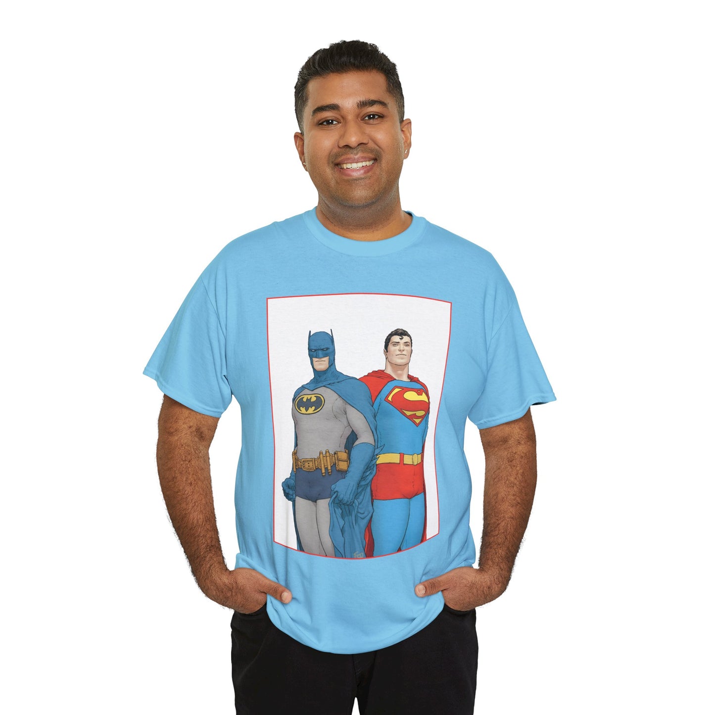 Superman & Batman T-Shirt - Frank Quitely Art - World's Finest Variant Cover Art - DC Comics