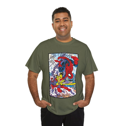 Spider-Man Vs Magneto T-Shirt - Erik Larsen Art - Marvel Comics