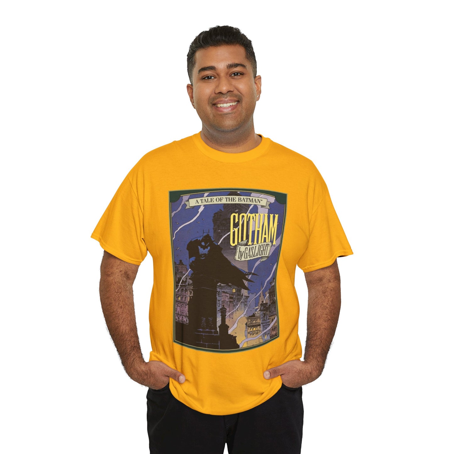 Batman: Gotham by Gaslight T-Shirt - Mike Mignola Art - 19th Century Jack the Ripper Story - Elseworlds - DC Comics