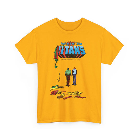 New Teen Titans T-Shirt - George Perez Art - Robin, Kid Flash Quitting - #39 Cover - DC Comics