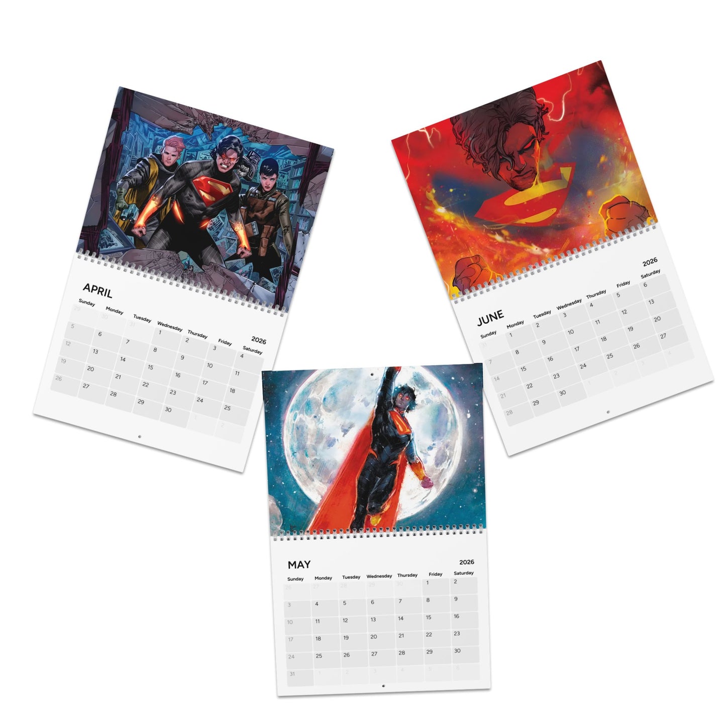 Absolute Superman Calendar (2026) - DC Comics All-In - Jason Aaron Series - Gorgeous Art From DC's Top Talents