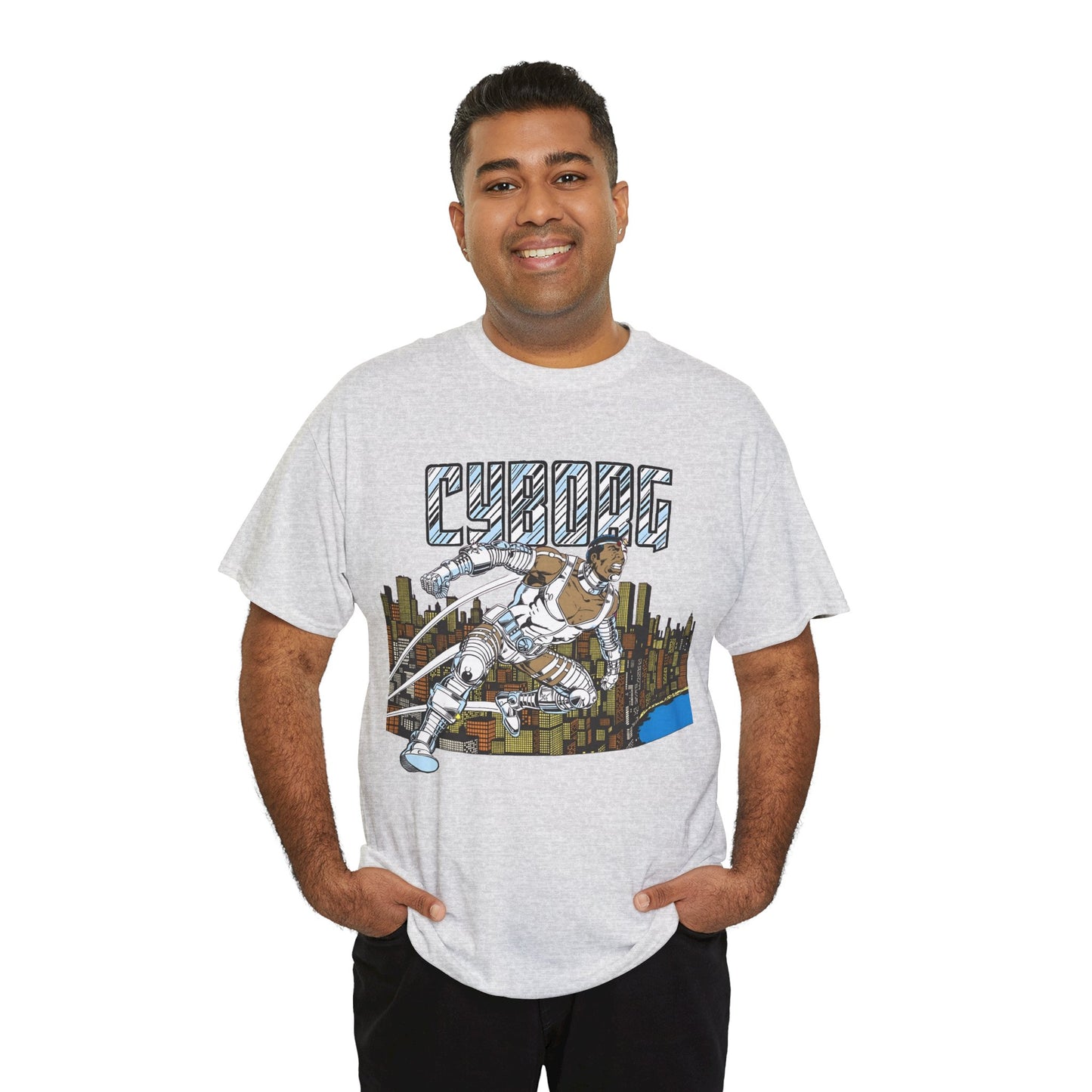 Cyborg T-Shirt - George Perez Art - New Teen Titans - DC Comics