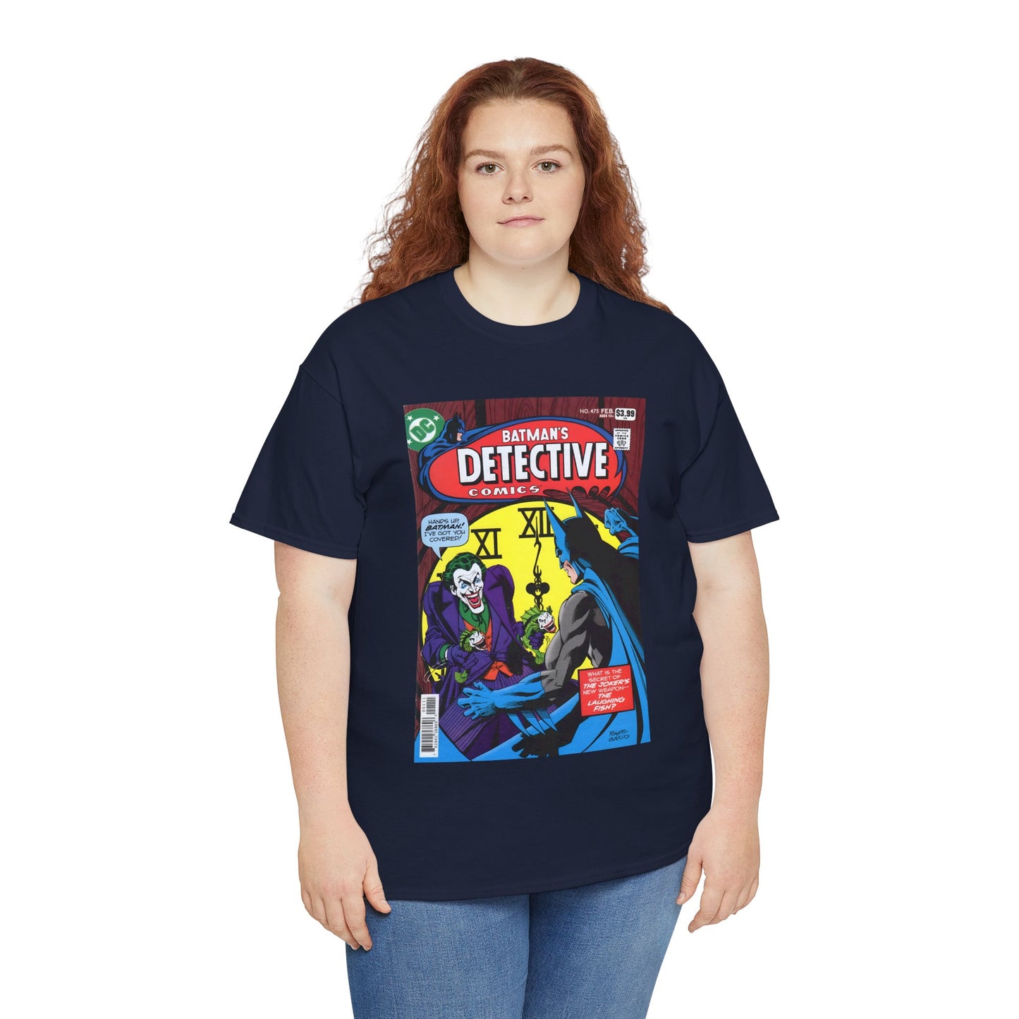 Detective Comics #475 T-Shirt - Marshall Rogers Art - Joker Appearance - The Laughing Fish - DC Comics