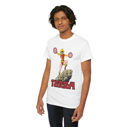 Terra T-Shirt - George Perez Art -  - New Teen Titans & Traitor - Judas Contract - Tara Markov, Sister to Geo-Force - Deathstroke Ally - DC Comics