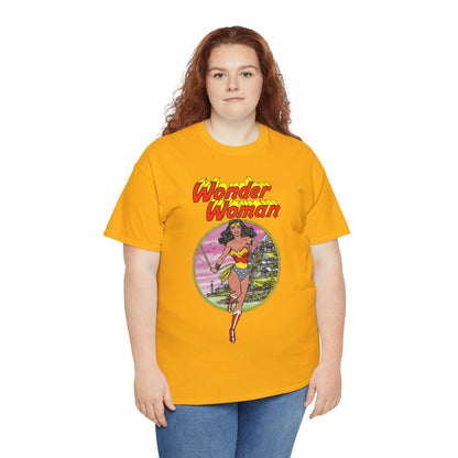 Wonder Woman T-Shirt - George Perez Art - Justice League 1980s Postcard Set - JLA Member - Diana from Themyscira - DC Comics