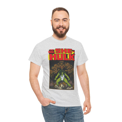Savage She-Hulk & Man-Thing T-Shirt - Michael Golden Art - Marvel Comics