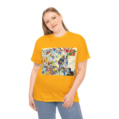 Who's Who in the DC Universe T-Shirt - George Perez Art - Lightning Lad, Lois Lane, Looker - DC Comics