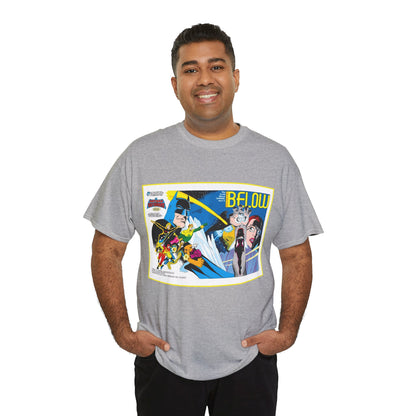 Batman & the Outsiders T-Shirt - Alan Davis Art - Promotional Poster - Looker, Halo, Katana, Geo-Force, Metamorpho, Black Lightning - DC Comics