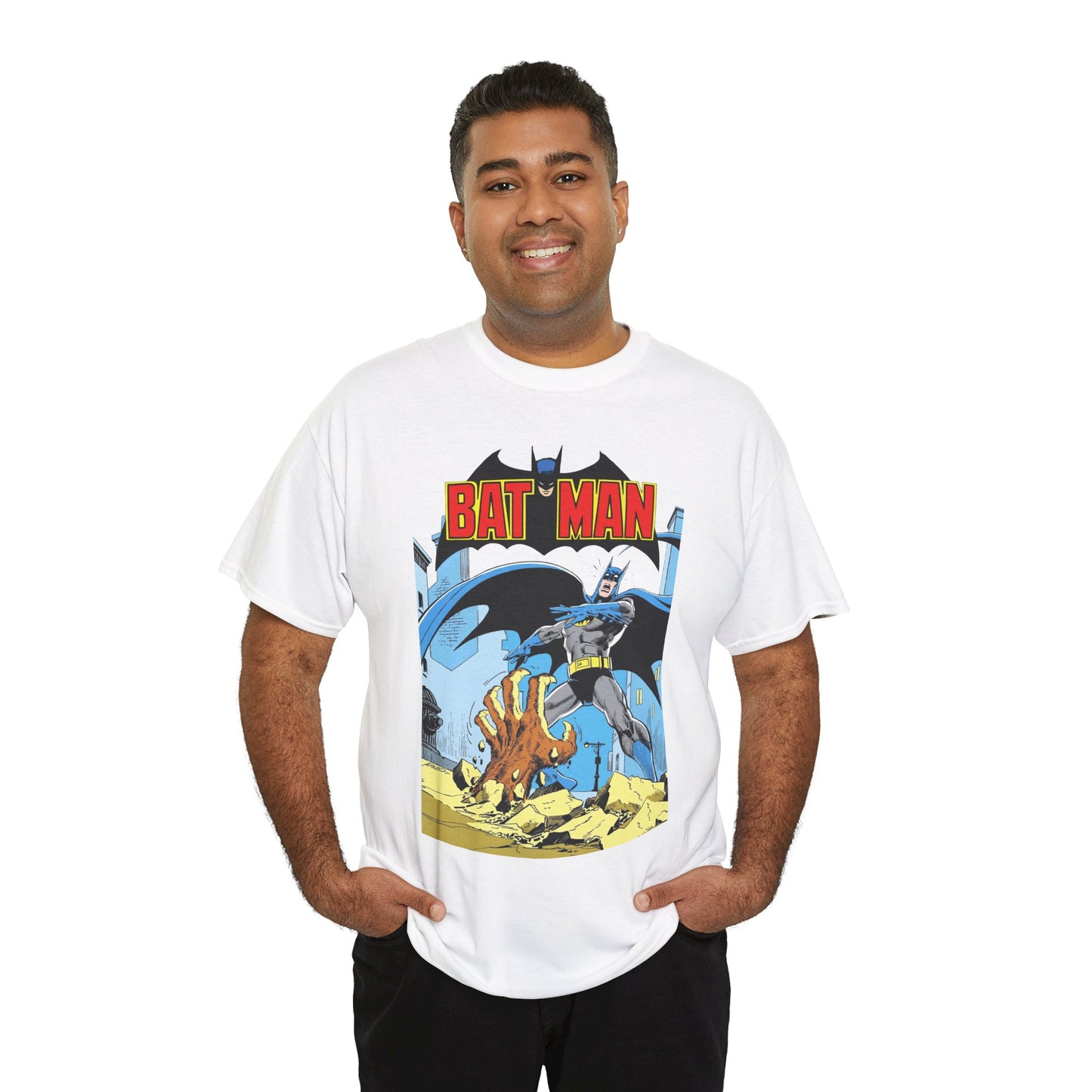Batman T-Shirt - Jim Aparo Art - Bronze Age Art - Vs the Mole - DC Comics