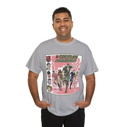 Creature Commandoes T-Shirt - Jerry Ordway Art - Medusa, Velcro, Shrieve - DC Comics Who's Who Art - Inspiration for James Gunn Series