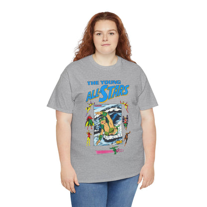 Young All-Stars T-Shirt - Brian Murray Art - Tsunami, Johnny Thunder, Sandman, Green Lantern - DC Comics