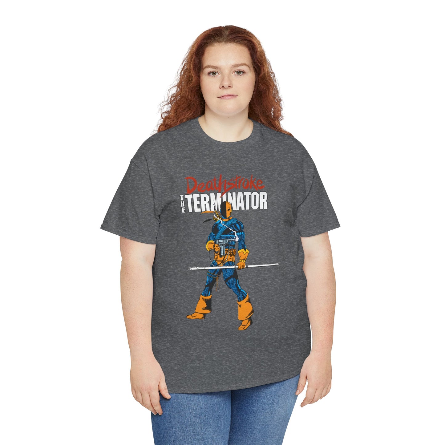 Deathstroke T-Shirt - George Perez Art - New Teen Titans Foe & Mercenary - Slade Wilson, Father of Jericho and Ravager - DC Comics - The Terminator