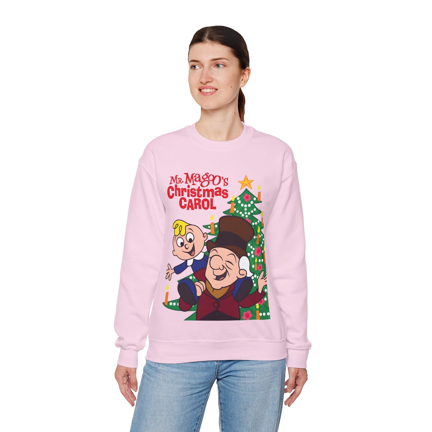 Mr. Magoo's Christmas Carol Crewneck Sweatshirt - UPA 1960s TV Holiday Special