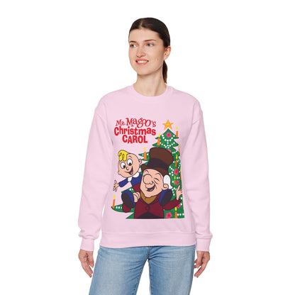Mr. Magoo's Christmas Carol Crewneck Sweatshirt - UPA 1960s TV Holiday Special