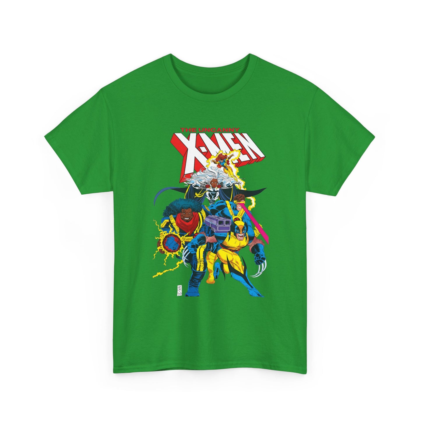Uncanny X-Men T-Shirt - John Romita Jr Art - Cyclops, Storm, Bishop, Jean Grey, Wolverine - Marvel Comics