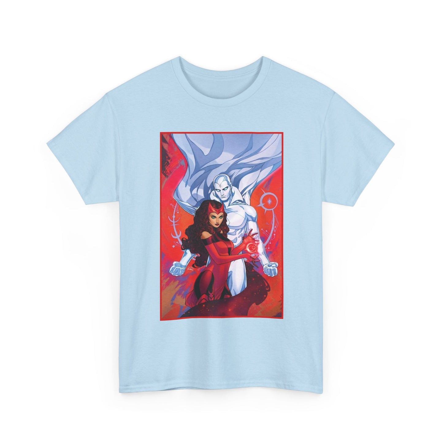 Scarlet Witch & Vision T-Shirt - Russell Dauterman Art - Avengers Members - Marvel Comics