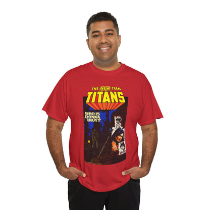 New Teen Titans T-Shirt - Classic George Perez Art - Who is Donna Troy? - Iconic Story and Cover - Robin/Dick Grayson - Popular DC Comics 1980s Series