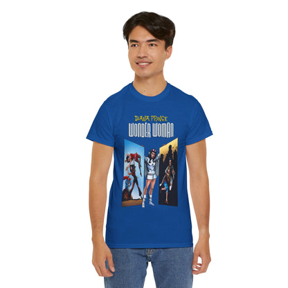 Diana Prince Wonder Woman  T-Shirt - 1970s White Suit Years - Bronze Age DC Comics