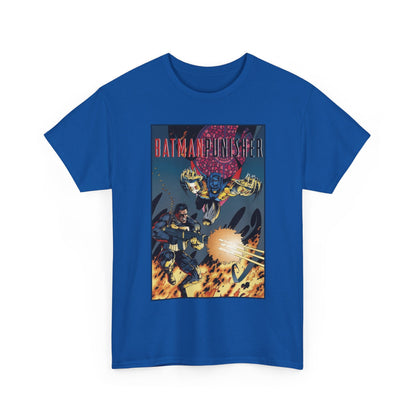 Batman/Punisher T-Shirt - Barry Kitson Art - Lake of Fire, AzBats - DC Comics/Marvel Comics