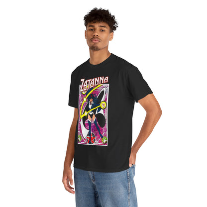 Zatanna T-Shirt - George Perez Postcard Art - Justice League Magic Member - JLA Satellite Era - DC Comics