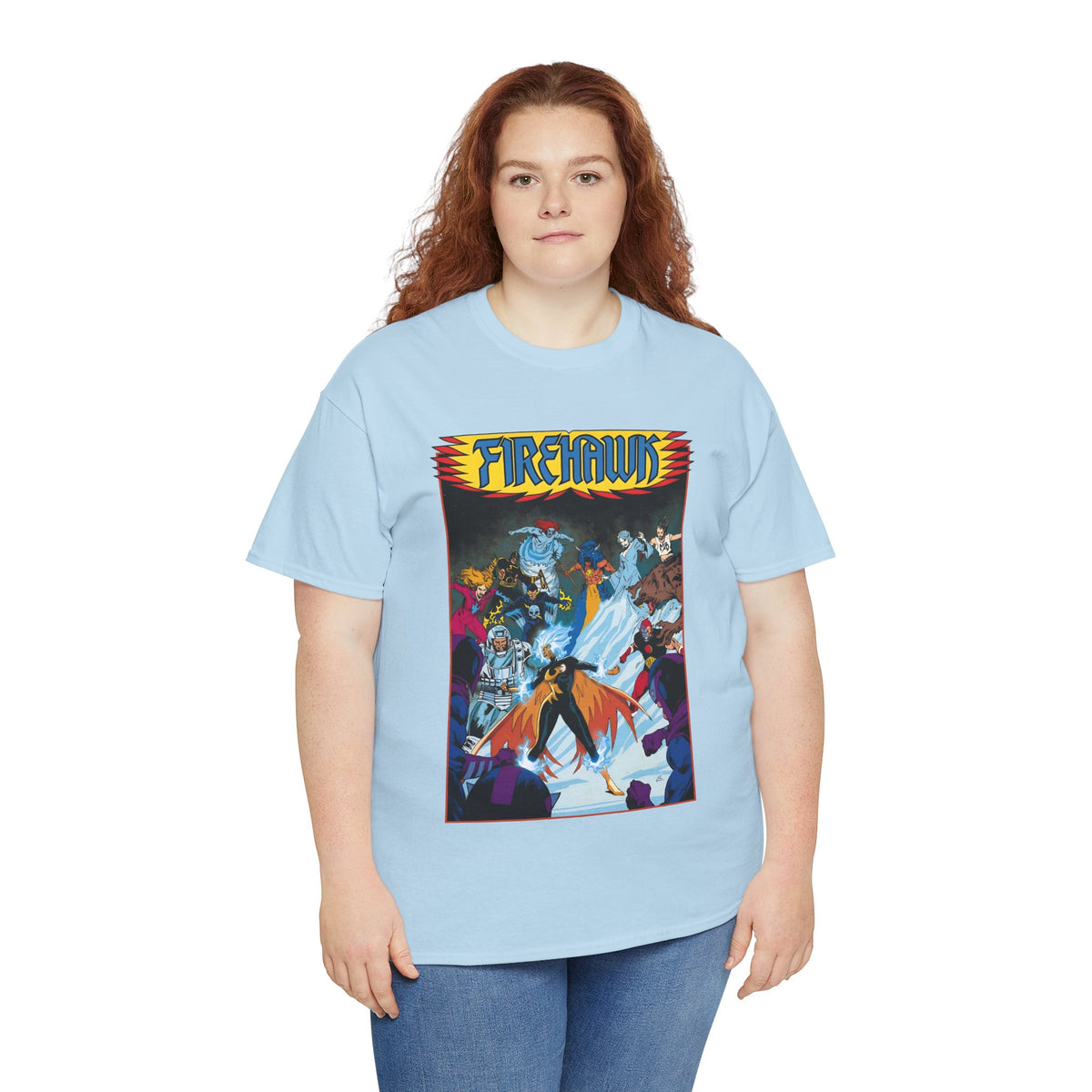 Firehawk T-Shirt - Rafael de Latorre Art - Fury of Firestorm Cover Art - DC Comics