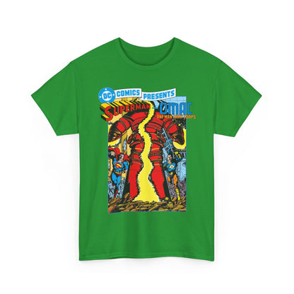 DC Comics Presents #61 T-Shirt - George Perez Art - Superman & OMAC Team-Up - DC Comics