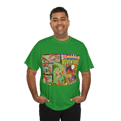 Adventure Comics #463 T-Shirt - Wonder Woman, Dr Fate, Power Girl, Deadman, Aquaman, Aqualad, Flash - DC Comics