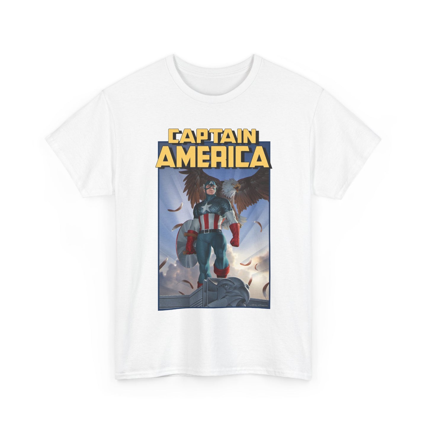 Captain America T-Shirt - Junggeun Yoon Art - Avengers Member - Marvel Comics