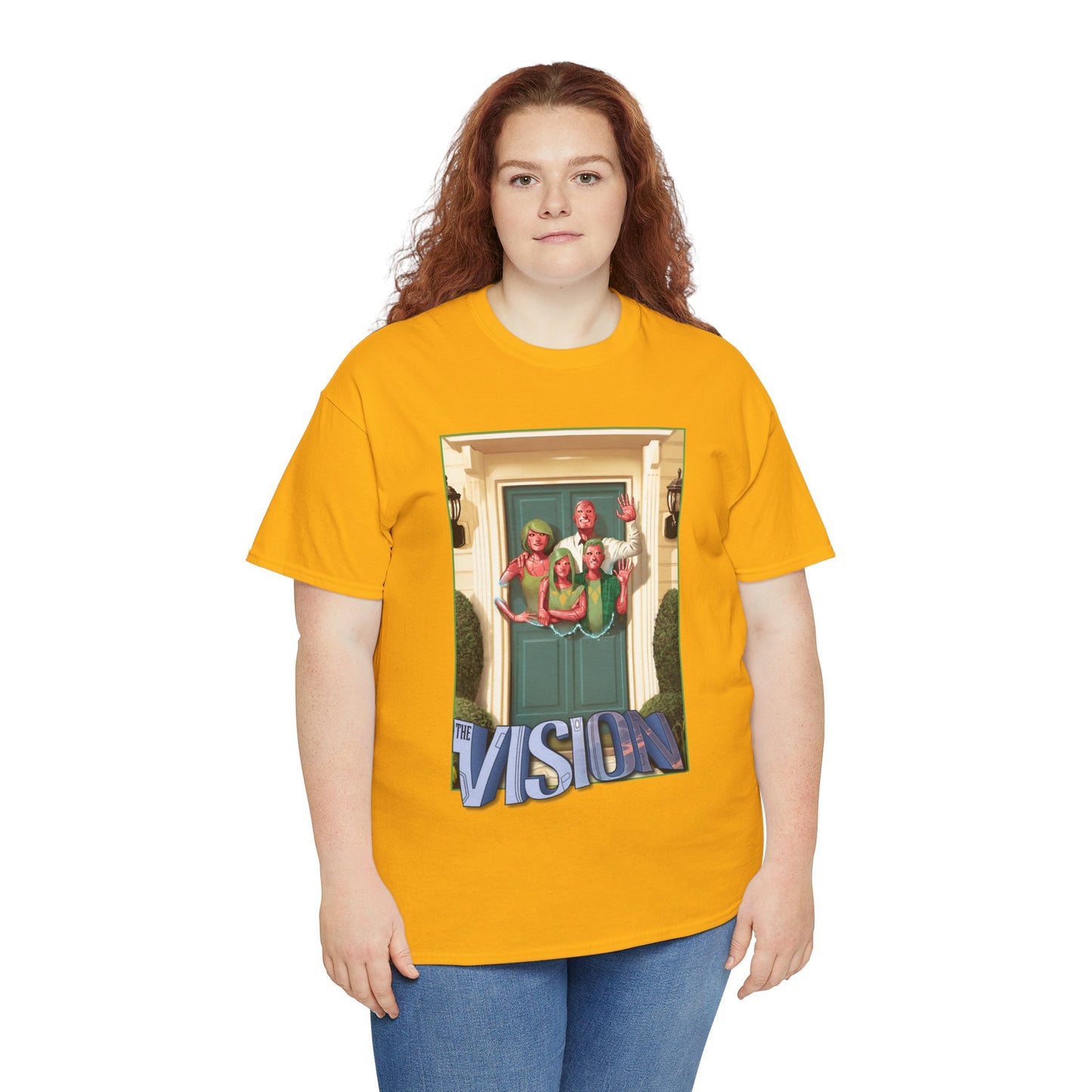 Vision T-Shirt - Mike Del Mundo Art - Avengers Member - The Visions Family - Tom King Story - Future MCU Series - Marvel Comics