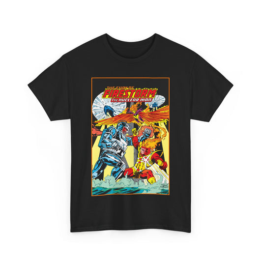 Fury of Firestorm T-Shirt - DC Comics - Firehawk, Tokamak - Annual #1 Art