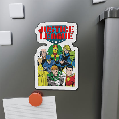 Justice League International Die-Cut Magnet - Kevin Maguire Art - Batman, Mister Miracle, Guy Gardner, Blue Beetle, Black Canary - DC Comics - 3", 4", 5", 6"