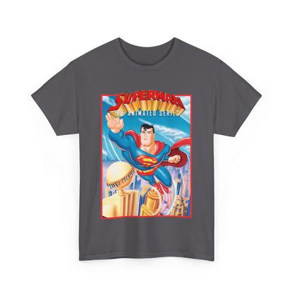 Superman The Animated Series T-Shirt - DC Comics - WB Cartoon 1990s - Metropolis - Man of Steel - Daily Planet
