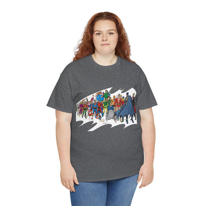 Batman T-Shirt - Neal Adams Art - Plastic Man, Sargon, Robin, Doom Patrol, Superboy, Legion of Super-Heroes - 100-Page Giant Cover Art - DC Comics