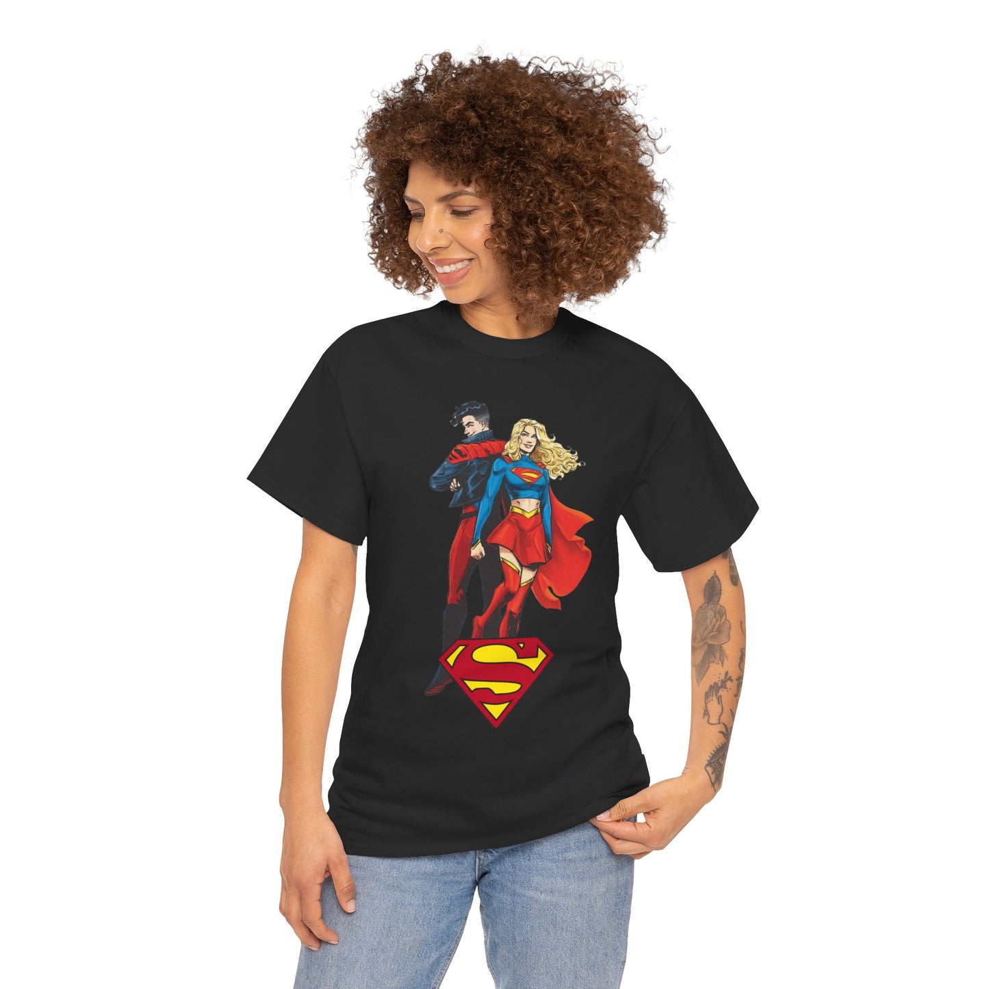 Supergirl & Superboy T-Shirt - Dan Mora Art - DC Comics