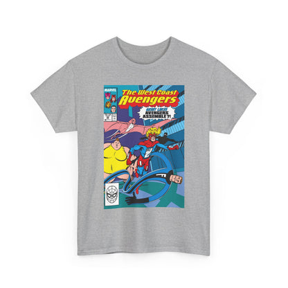 West Coast Avengers #46 T-Shirt - John Byrne Art - Great Lakes Avengers Appearance - Marvel Comics
