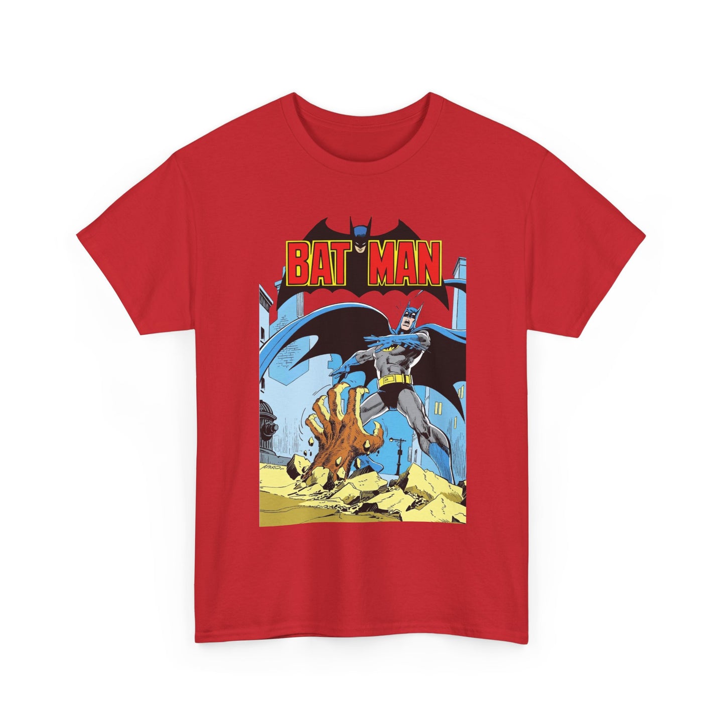 Batman T-Shirt - Jim Aparo Art - Bronze Age Art - Vs the Mole - DC Comics