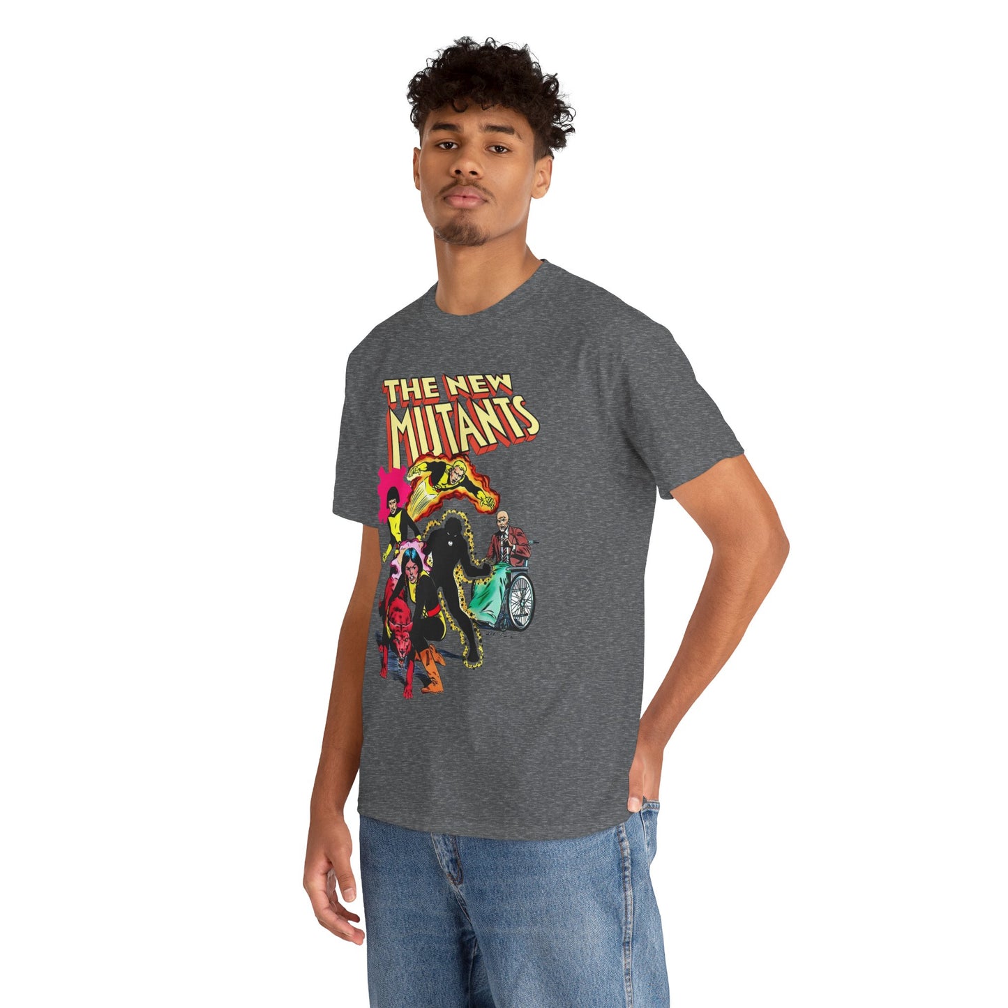 New Mutants T-Shirt - Sunspot, Cannonball, Mirage, Karma, Danni Moonstar - X-Men Characters - Marvel Comics - Mutant Students - Professor X