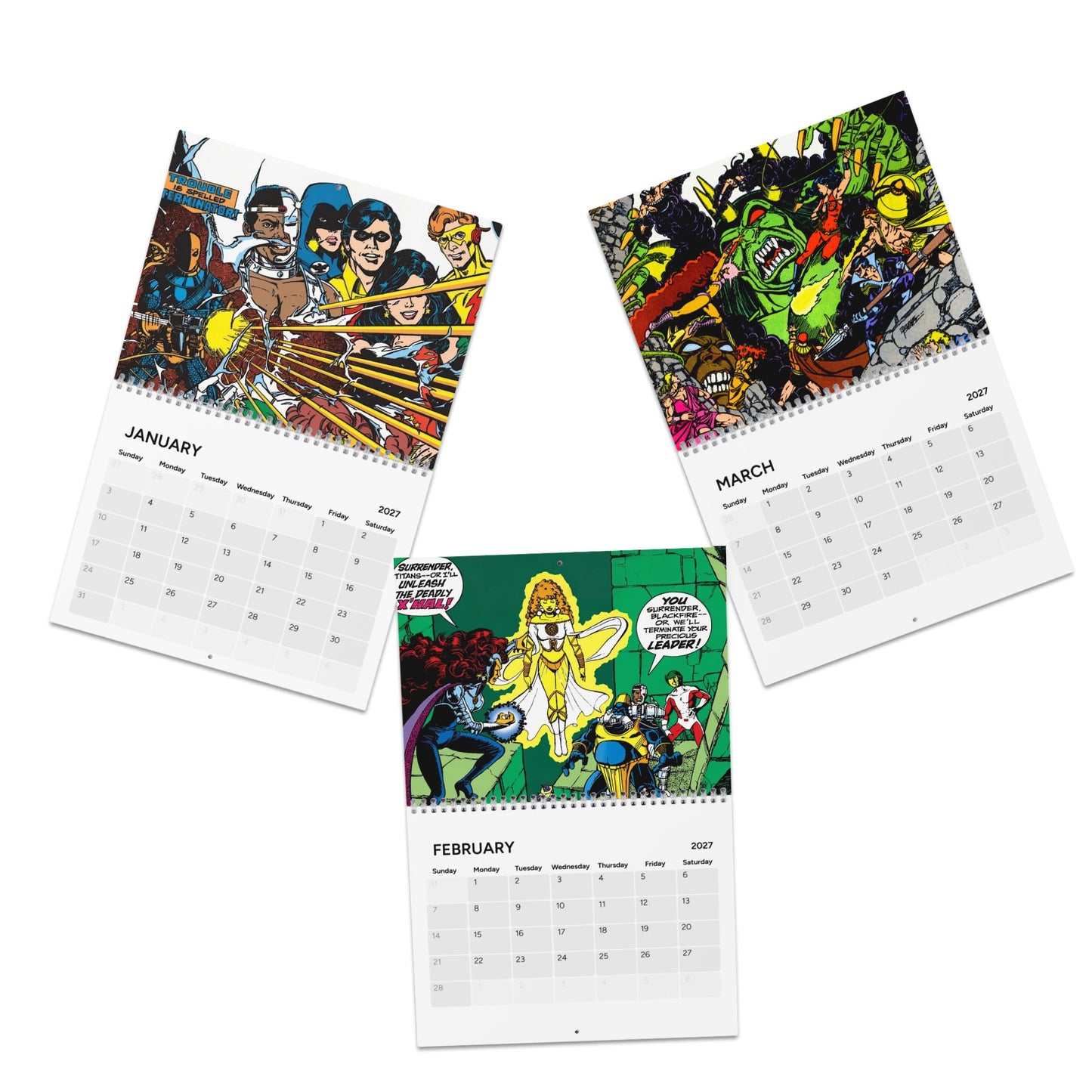 New Teen Titans Calendar (2027)